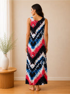 Sunny Leigh Tie Dye Maxi Dress Sleeveless - XL - View 2